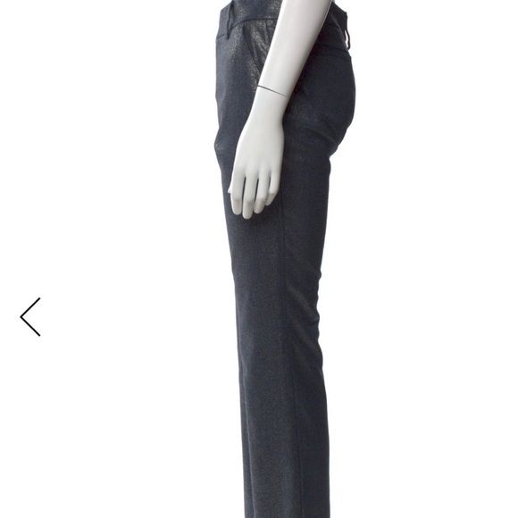 Alice + Olivia gray silver Straight Leg Pants - Picture 3 of 8